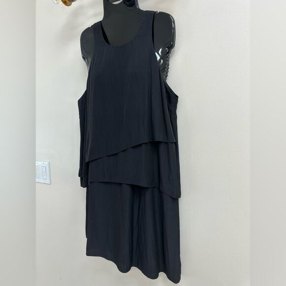 Elizabeth and James Asymmetrical Ruffled Sleeveless Mini Dress L - Picture 2 of 9